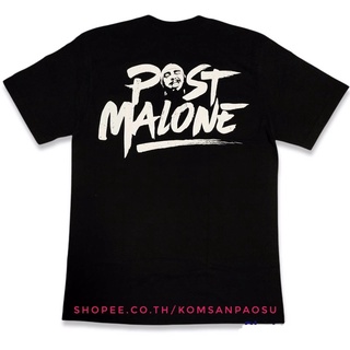 Tshirtคอลูกเรือcrew neckLrxM   ลาย เสื้อยืด Postmalone เสื้อวง post malone-4XL