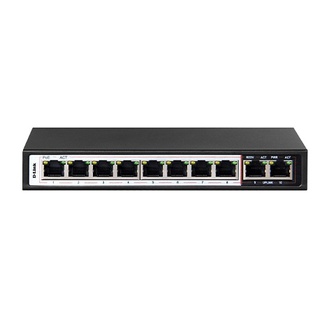 D-LINK DES-F1010P-E 10-Port Fast Ethernet Switch with 8 PoE