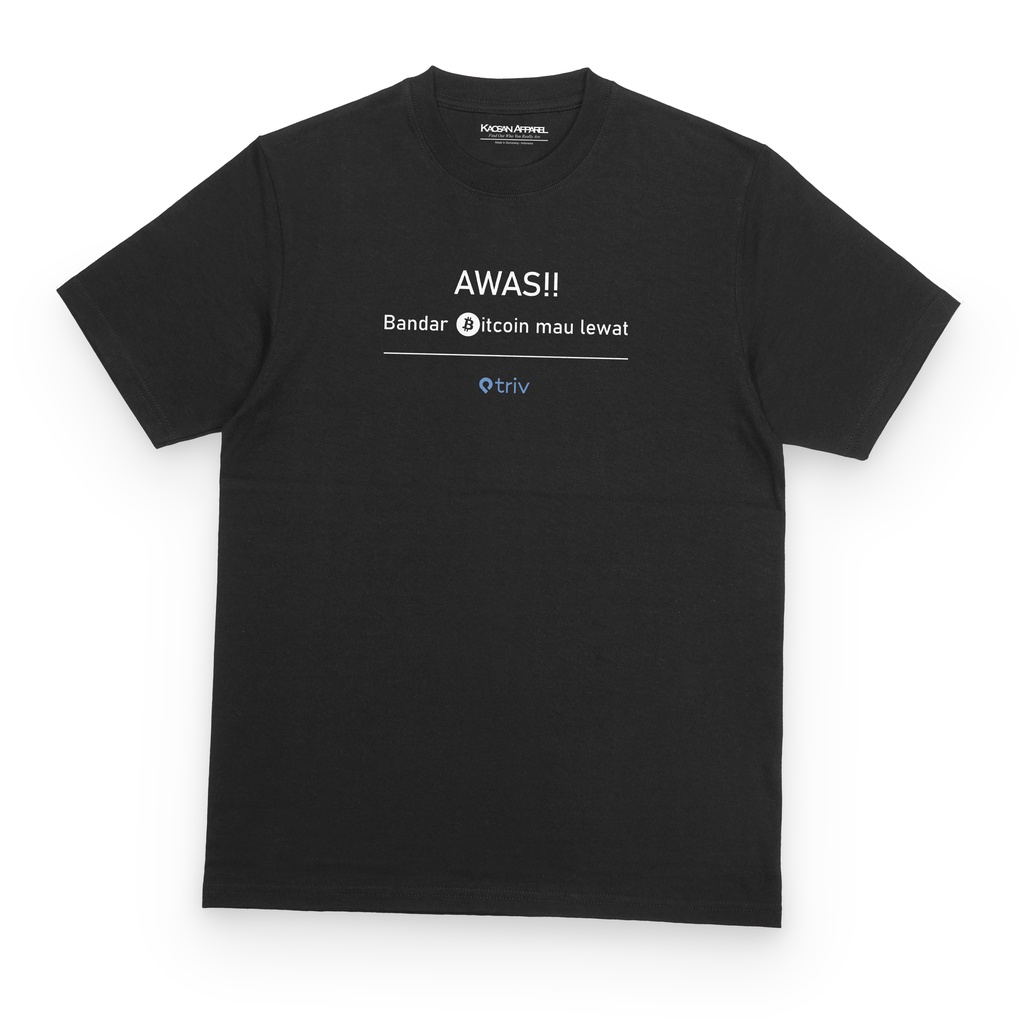 เสื้อยืด Crypto "Awas มี Crypto City" - Collaboration Triv Exchage/เสื้อยืดสกุลเงิน/เสื้อยืด Crypto/