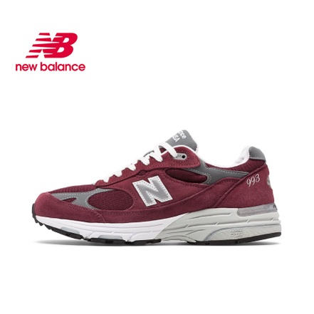 New Balance 993 running shoes for men and women Burgundy