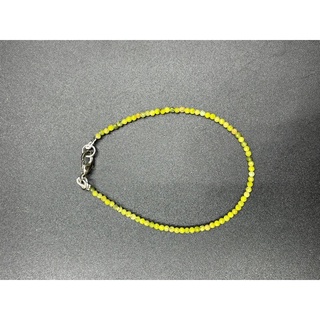 lemon jasper 2 mm สร้อยข้อมือมะนาวแจสเปอร์