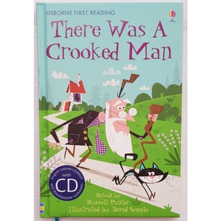 There was a crooked man with CD Audio เหมาะสำหรับน้องเริ่มต้นหัดอ่าน hard cover