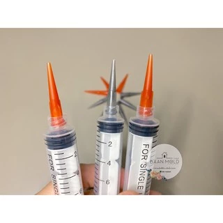 (พร้อมส่ง) ไซริงค์พลาสติกพร้อมหัวฉีด สำหรับเก็บงานเชื่อมวุ้นดอกไม้ แต่งวุ้น ตัวช่วยหยอดแม่พิมพ์วุ้น ไซริ้งเชื่อมวุ้นใส