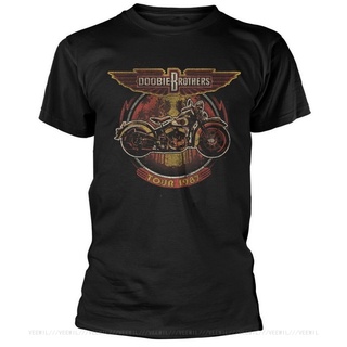 เสื้อยืดผู้ชาย 【Sportwear】ใหม่ เสื้อยืด ผ้าฝ้าย 100% พิมพ์ลาย The Doobie Brothers Motorcycle Tour 87 แฟชั่น สไตล์คลาสสิก