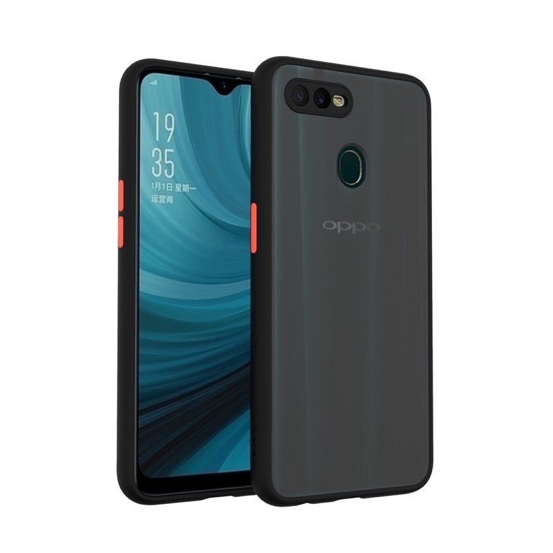 Dove Case Oppo A7 A12 A1K A11K A5S Frosted Case Aero Protector Camera