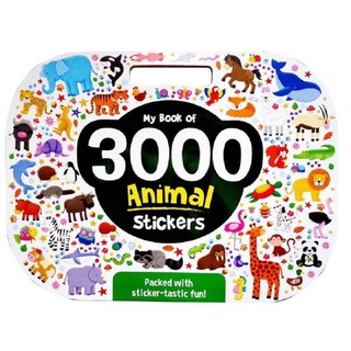 หนังสือกิจกรรม พร้อมสติ๊กเกอร์ my book of 3000 animal stickers