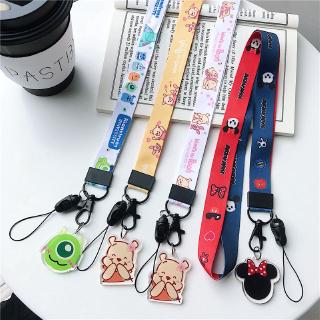 Universal Lanyard Mobile Phone Mickey Minnie Winnie the Pooh Straps Phone Key Holder neck strap Cord Hand Rope