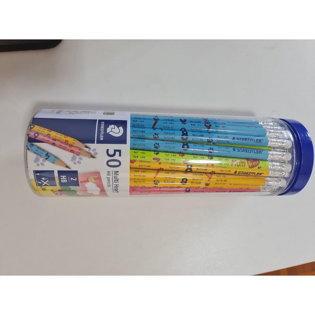 ดินสอ HB กล่อง 50 แท่ง Staedtler Multi Heart  1 กล่อง