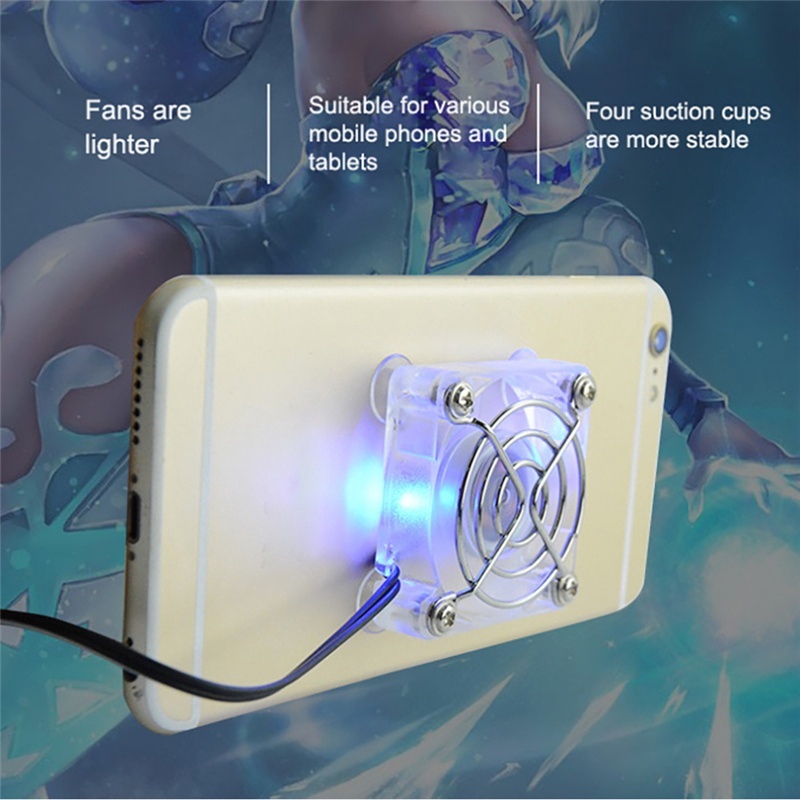 Universal Portable Phone Radiator Cooling Fan Cooler Stand Holder ...