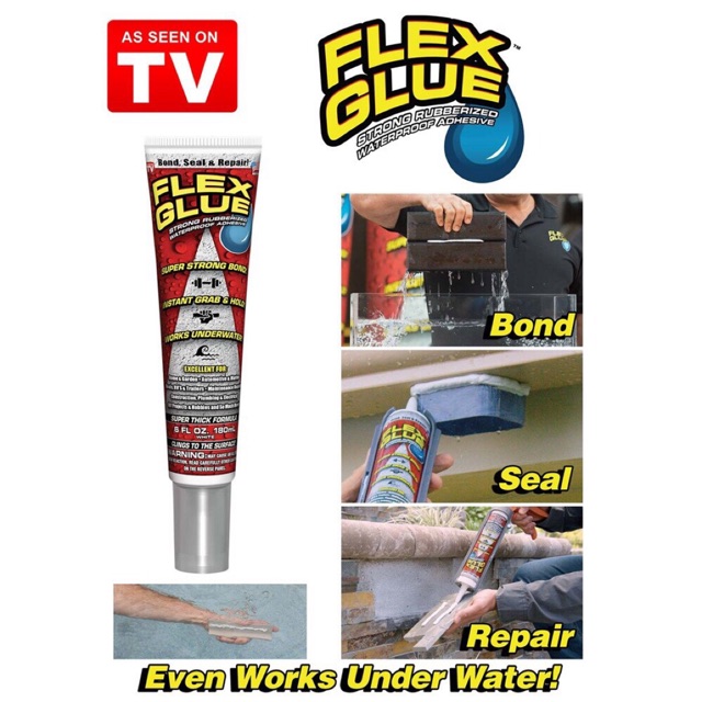 กาว อเนกประสงค์ FLEX GLUE  ชนิดเหกนียวพิเศษ กันน้ำ ยืดหยุ่นสุง แห้งไว รุ่น FlexGlue10A-J1