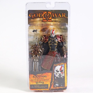 ฟิกเกอร์ PVC NECA God of War 2 II Kratos In Ares Armor W Blades สําหรับตกแต่งบ้าน