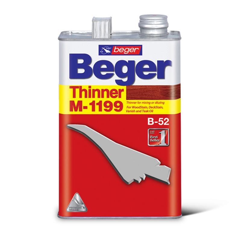 Beger เบเยอร์ ทินเนอร์ M-1199  ใช้สำหรับผสมสีย้อมไม้วูดสเตน
