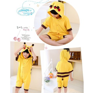 ชุดแฟนซี เด็ก 90- 100 cm 2-5 ปี cosplay คอสเพลย์ โปเกม่อน pokemon pikachu stitch สติช monkey ลิง shopee