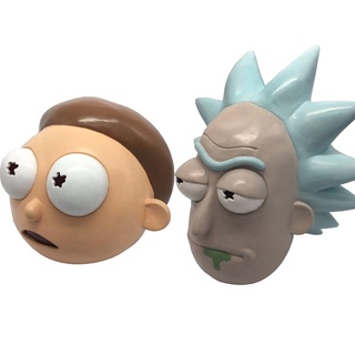 หน้ากากยาง Dingzhen Rick and Morty Rick and Morty สําหรับปาร์ตี้ฮาโลวีน