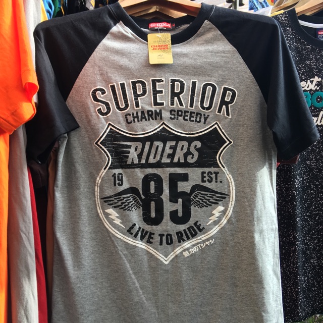 เสื้อยืด CHARM เนื้อผ้านิ่ม
