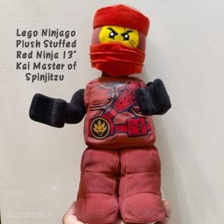 ตุ๊กตา นินจา เลโก้ Lego Ninjago Plush Stuffed Red Ninja ขนาด13นิ้ว Kai Master of Spinjitzu ลิขสิทธิ์แท้ หายากที่สุด