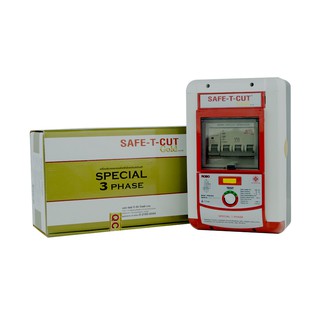 Banana Electric เครื่องตัดกระแสไฟฟ้าอัตโนมัติ รุ่น Special MINI 3P 63A Safe-T-Cut Gold