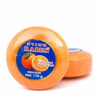 RABEN ORANGE C&amp;E SOAP ราเบน สบู่ส้ม ซีแอนด์อี 3แพ็ค