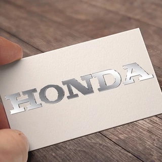 ฮอนด้า สติ๊กเกอร์โลหะ Honda สำหรับหมวกกันน็อคมอเตอร์ไซค์ โลโก้โลหะ