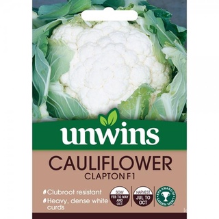 High quality seeds Unwins Grow Your Own Home Vegetable Seeds - Cauliflower Clapton UG7Xผู้ชาย/เสื้อ/กุหลาบ/แอปเปิ้ล/คื่น