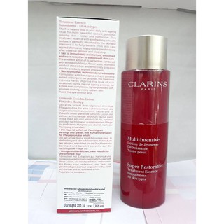 Clarins Multi Intensive Super Restorative Treatment Essence 200ml. ผลิต 06/2562 .