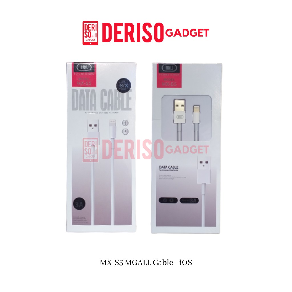 สายชาร์จ MGALL MX-S5 สําหรับ iP, Micro USB, Type-C 1.2m