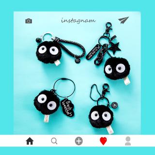 🌟3C🌟KC05 Fashion Cute Keychain Car Key Ring Women Cartoon PVC Animal Panda Key Chain Lanyard Handbag Accessories Trinket Holiday gift