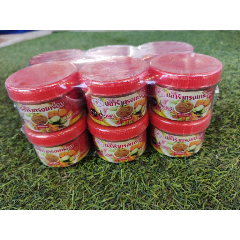 ปลาร้าทรงเครื่องผัดสุก12กระปุ๋ก อร่อยรับประกัน