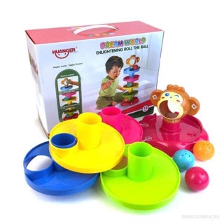 Pepetoys บอลทาวเวอร์ลิงน้อย HUANGER DREAM WORLD ENLIGHTENING ROLL THE BALL สินค้าพร้อมส่ง เก็บเงินปลายทางได้