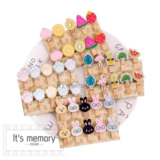[พร้อมส่ง ราคาถูกที่สุด] ไม้หนีบรูป (ลายการ์ตูน) + พร้อมเชือกป่าน ไม้หนีบรูปโพลารอยด์ ที่หนีบรูป DIY มีให้เลือกหลายลาย