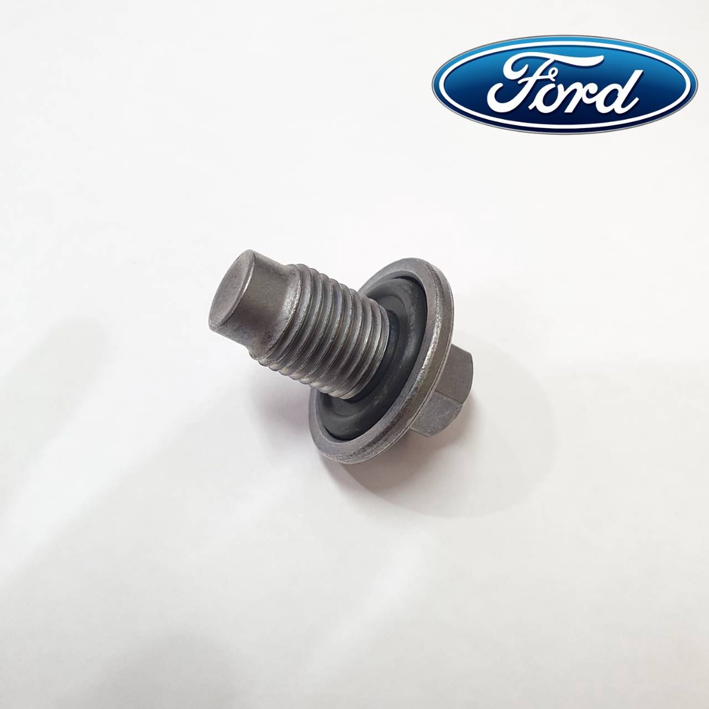 [แท้จากศูนย์ฟอร์ด] สกรู/น็อต ถ่ายน้ำมันเครื่องพร้อมแหวนรองฟอร์ด FORD (97JZ6730A)