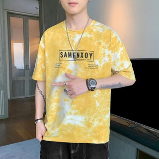 LH.Sunday 🍀 เสื้อลายมัดย้อมผู้ชายเท่ๆ❄️ คอกลมใส่สบายห้ามพลาด🎉 ใส่ได้กับทุกชุดและทุกลุคขแงคุณ🌪