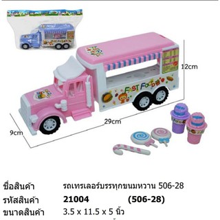 ของเล่นรถบรรทุกขนมหวาน#506-28 รถของเล่นขายขนมหวาน