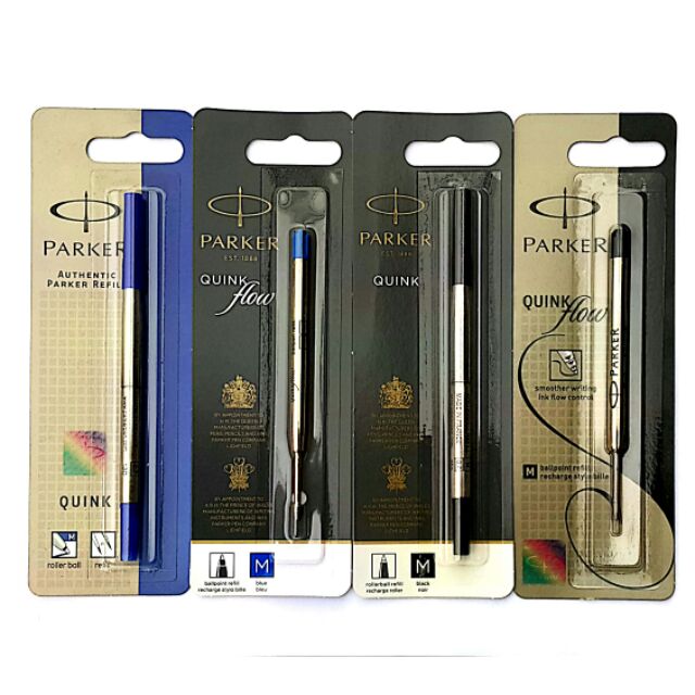 ไส้ปากกา PARKER หมึกซึม/ลูกลื่น น้ำเงิน/ดำ
