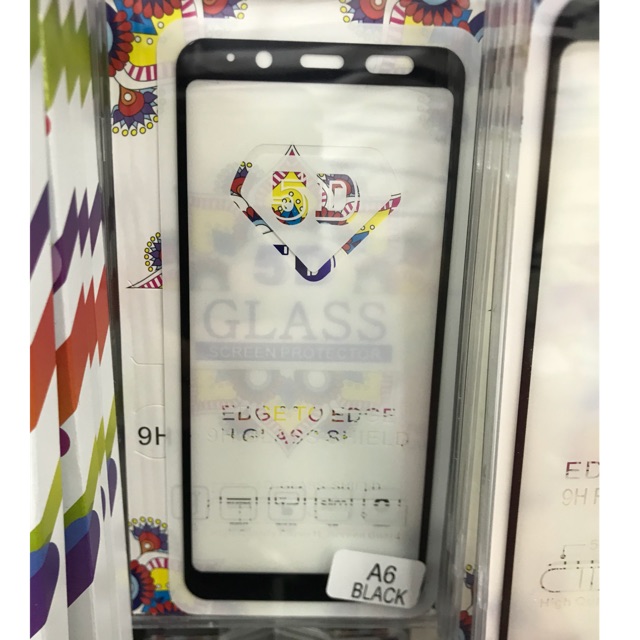 ฟิล์มกระจก A6 A6 plus A9 A9 pro A8 2018 A8 plus 2018 A8 star สูญญากาศเต็มจอ