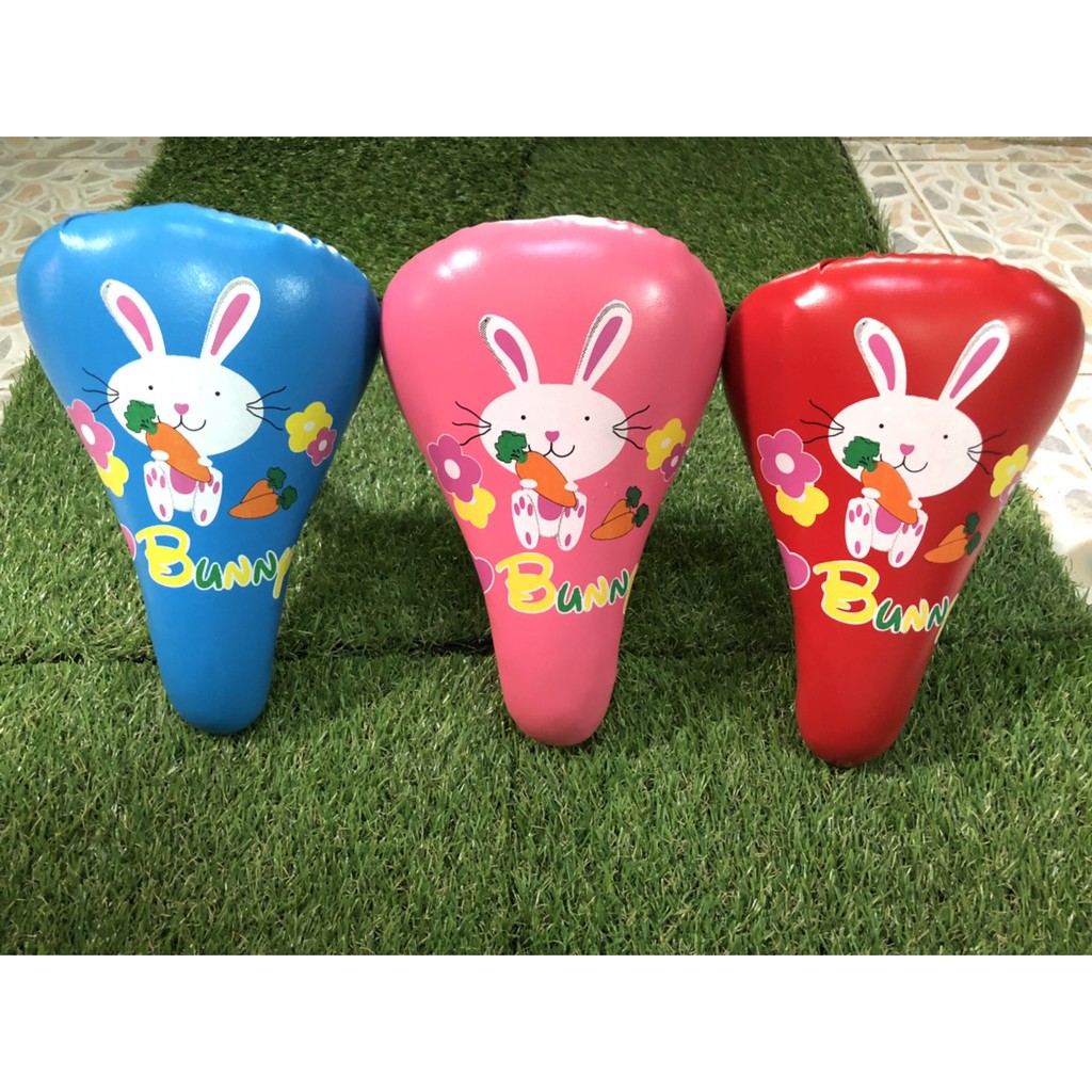 เบาะรถจักรยานกระต่ายสุด Cute สำหรับเด็ก 12-16 นิ้ว
