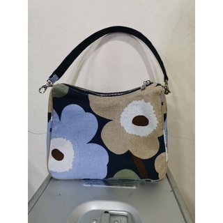 yumekko shoulder bag with authentic marimekko fabric