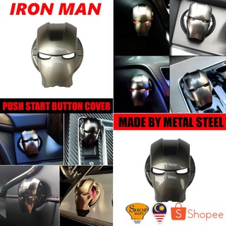 Iron MAN ปุ่มกดสตาร์ทเครื่องยนต์รถยนต์ เปิดปิดอัตโนมัติ