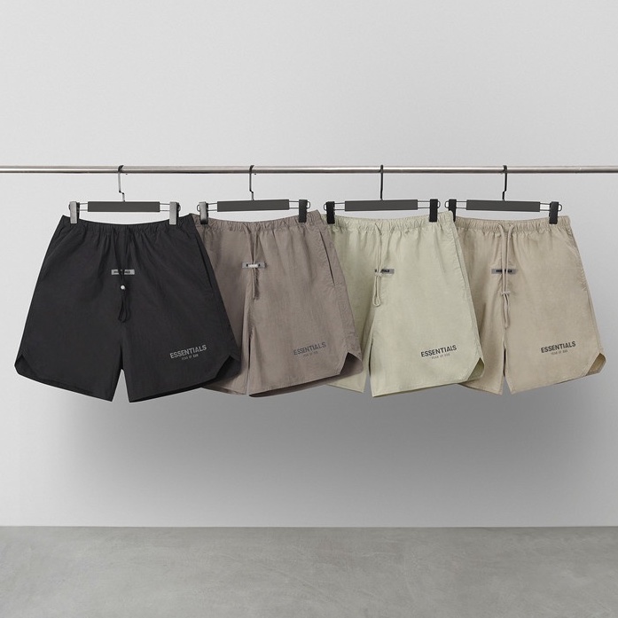 M Matcha พร้อมส่งHi end FOG Fear Of God Essentials Nylon Shorts Reflective Nylon Pants Shorts