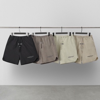 S เขียวอ่อน พร้อมส่งHi end FOG Fear Of God Essentials Nylon Shorts Reflective Nylon Pants Shorts