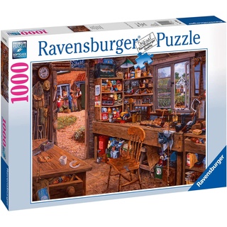 จิ๊กซอว์ Ravensburger - Grandpas Shed  1000 piece  (ของแท้  มีสินค้าพร้อมส่ง)