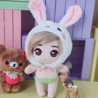 Pre-order หมวกกระต่ายตุ๊กตา15-20cm