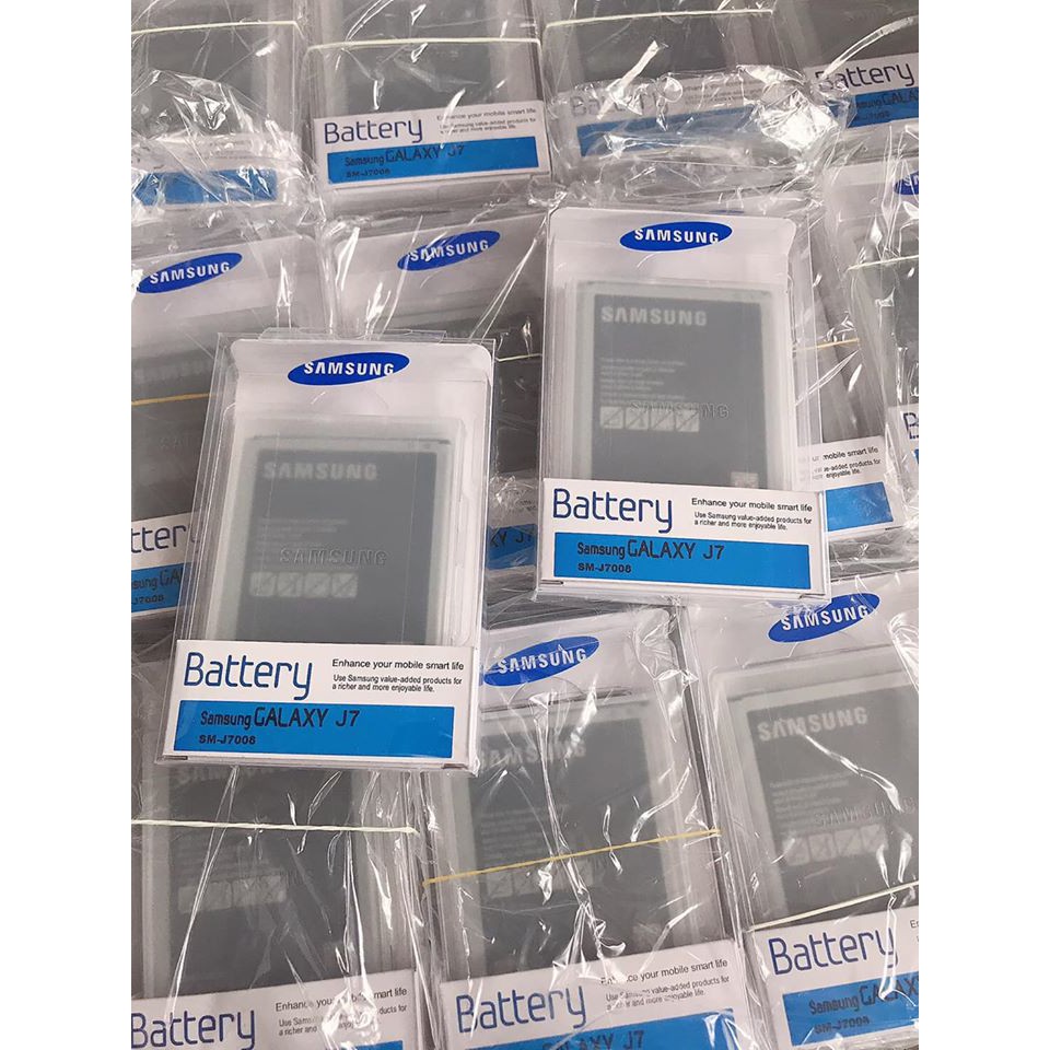 แบตแท้ 100% แบตเตอรรี่ Samsung Galaxy J7(2015)ไส้แบตแท้ รับประกัน 6 เดือน สินค้าของเเท้ .
