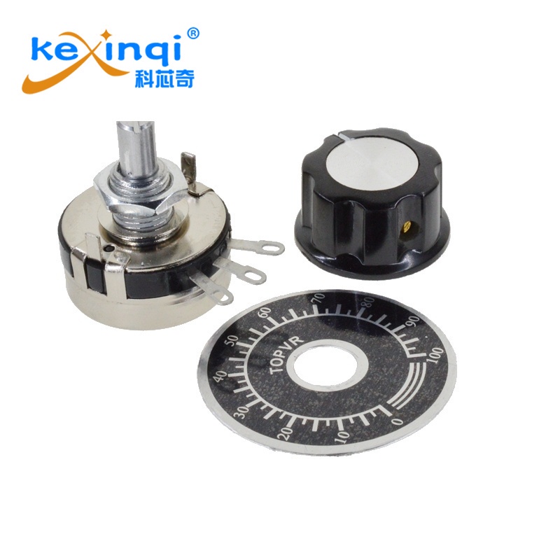 (1 ชิ้น) WTH118 Potentiometer 2W 1A 1K 2.2K 4.7K 10K 22K 47K 100K 470K 1M DIY ชุดอะไหล่ ราคา ถูกที่สุด ดีลบีเคเค แกลเลอรีภาพที่ 3