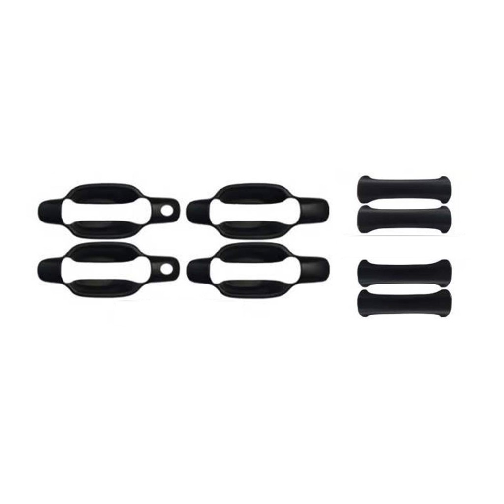 เบ้าประตู+มือจับประตู อีซูซุ ดีแม็ก Isuzu D-max 2003 2004 2005 2006 2007 2008 2009 2010 2011 ดำด้าน