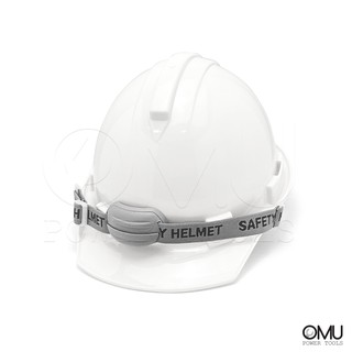 หมวกนิรภัย หมวกเซฟตี้ รุ่นใหม่ ไม่มีที่รองคาง เซฟตี้ วิศวะ (ABS) มี มอก. Safety cap class A.B&amp;C. (สีขาว) อุปกรณ์นิรภัย