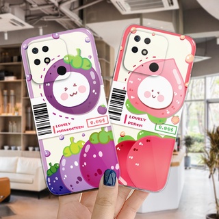 ผลไม้น่ารัก เคส Xiaomi Redmi 10C 4G เคสโทรศัพท์ปลอก ซิลิโคนใสนุ่ม TPU ใหม่กันกระแทกเต็มปก 38-1