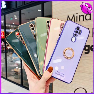 เคส Oppo A9 2020 เคส Oppo A5 2020 เคส เคสโทรศัพท์มือถือซิลิโคนพร้อมขาตั้งสําหรับ ที่เรียบง่ายและมีสไตล์พร้อมขาตั้ง