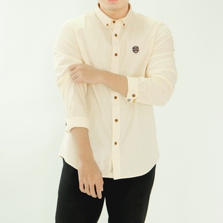 Khaki Bros. - Long Sleeve Shirt - เสื้อเชิ๊ตแขนยาว - KM22S013 - Ivory