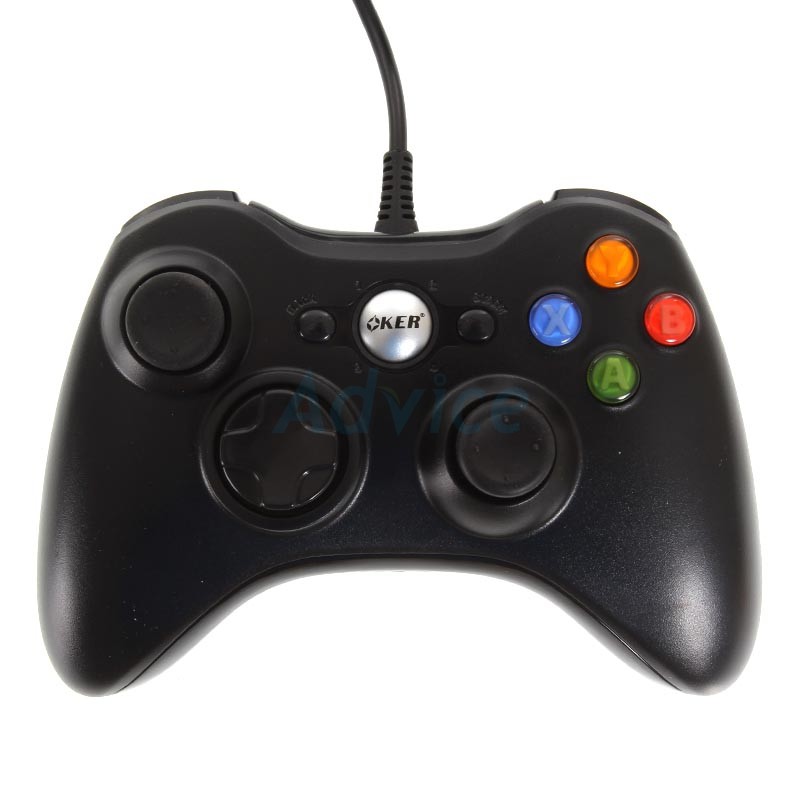 OKER U-306 Xbox 360 Gamepad Controller จอยเกมมิ่ง สำหรับ PC/Xbox .